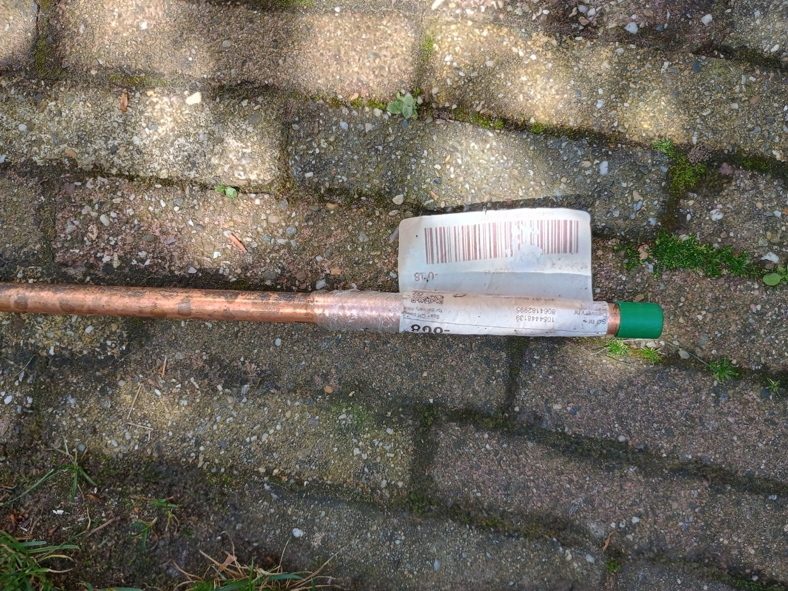 Nieuwe koperen buis 15mm, 5 meter, Kiwa keur, Ophalen