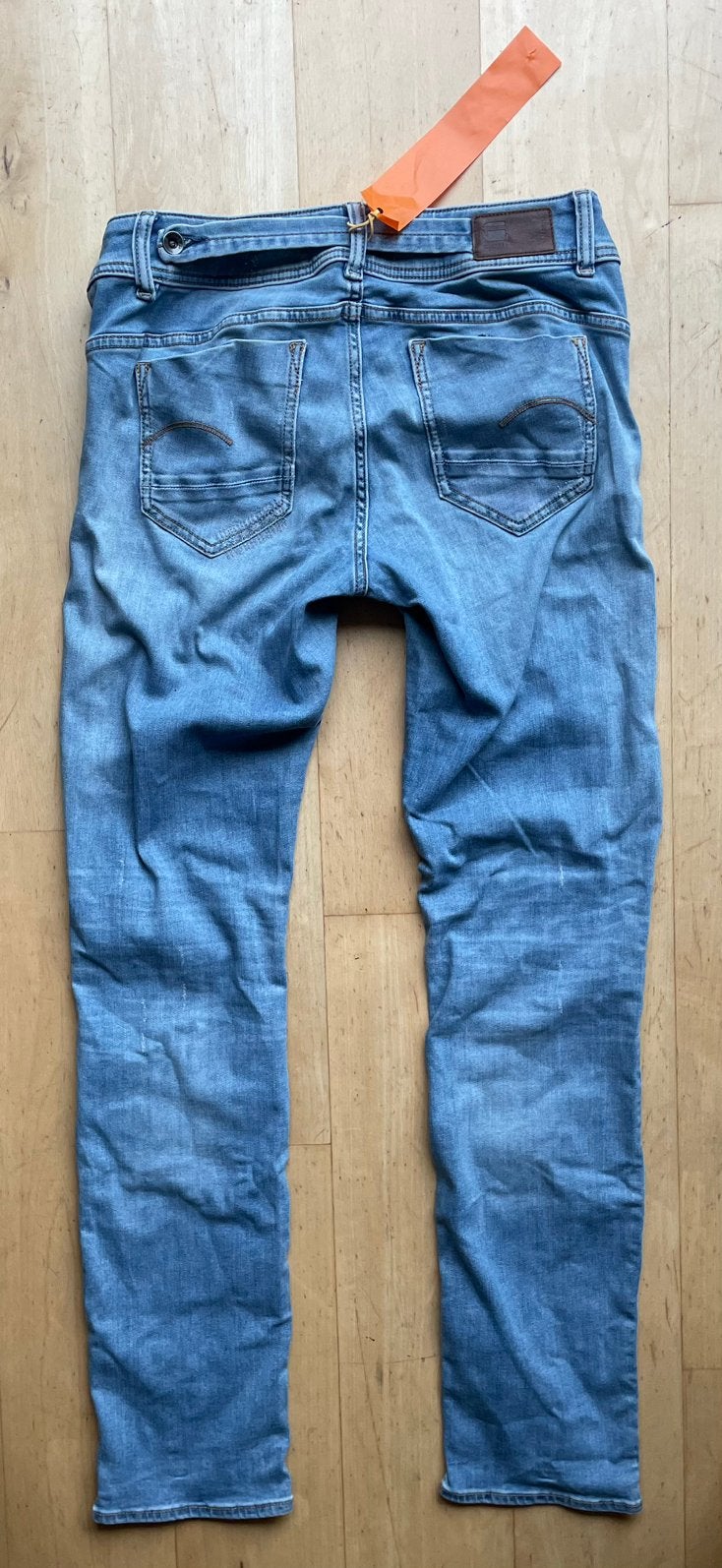 G Star G-Star Raw Midge mid straight jeans wmn W32 L34, Ophalen of Verzenden, Blauw, W30 - W32 (confectie 38/40)