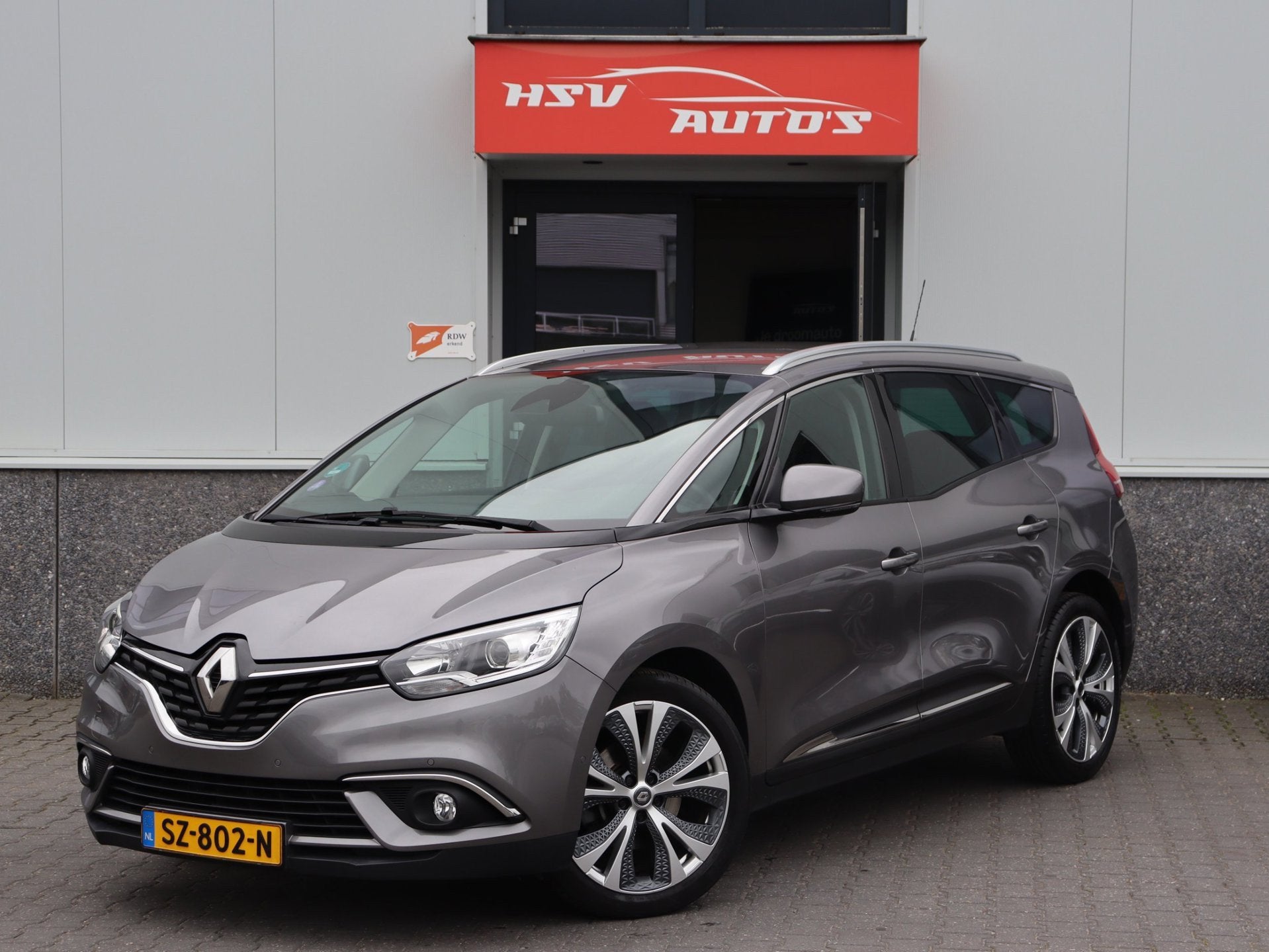 Renault Grand Scénic 1.3 TCe Intens navi LM automaat org NL, Auto's, Gebruikt, Euro 6, 4 cilinders, 1850 kg