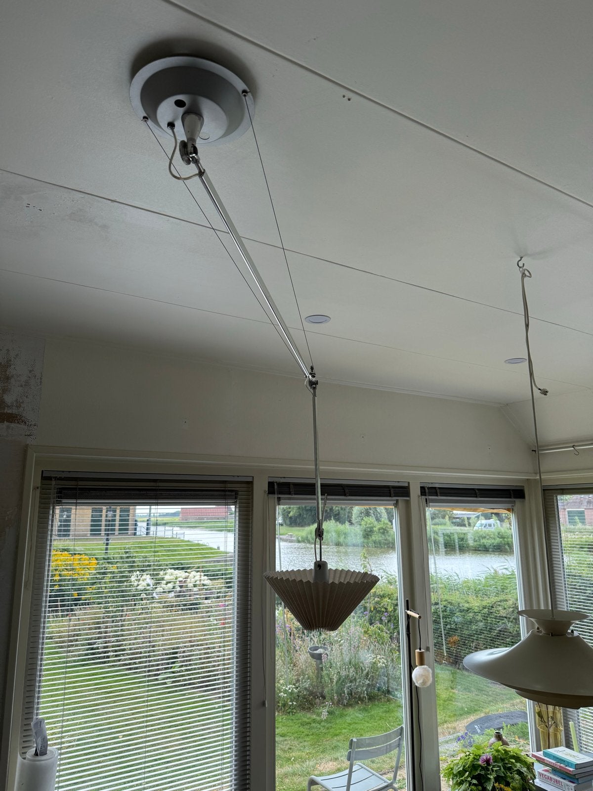 Artemide Tolomeo Sospensione Decentrata hanglamp, Huis en Inrichting, Lampen | Hanglampen, Ophalen, Zo goed als nieuw, Metaal