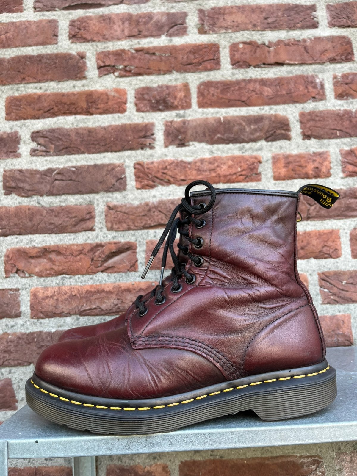 Dr. Martens 1460 Cherry red + black maat 38, Dr. Martens, Docs, Docs, Lage of Enkellaarzen