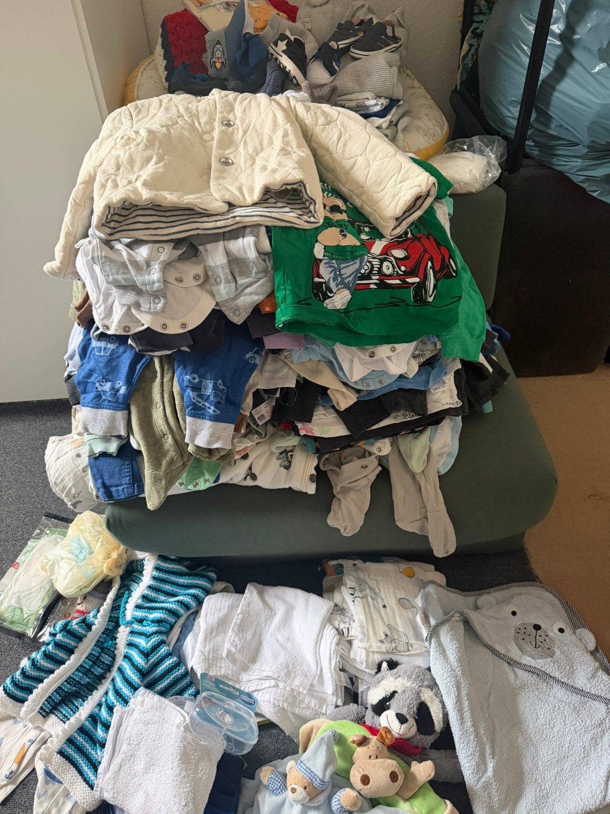 Grote partij babykleding, maten 56 t/m 92 (meer dan 100 stuk, Ophalen, Gebruikt, Jongetje of Meisje