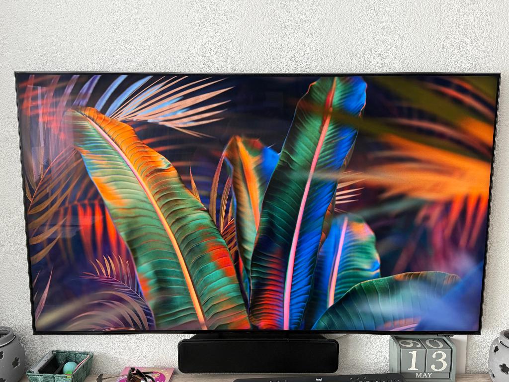 Samsung Qled NEON TV 55INCH, Ophalen, QLED, 120 Hz, Zo goed als nieuw