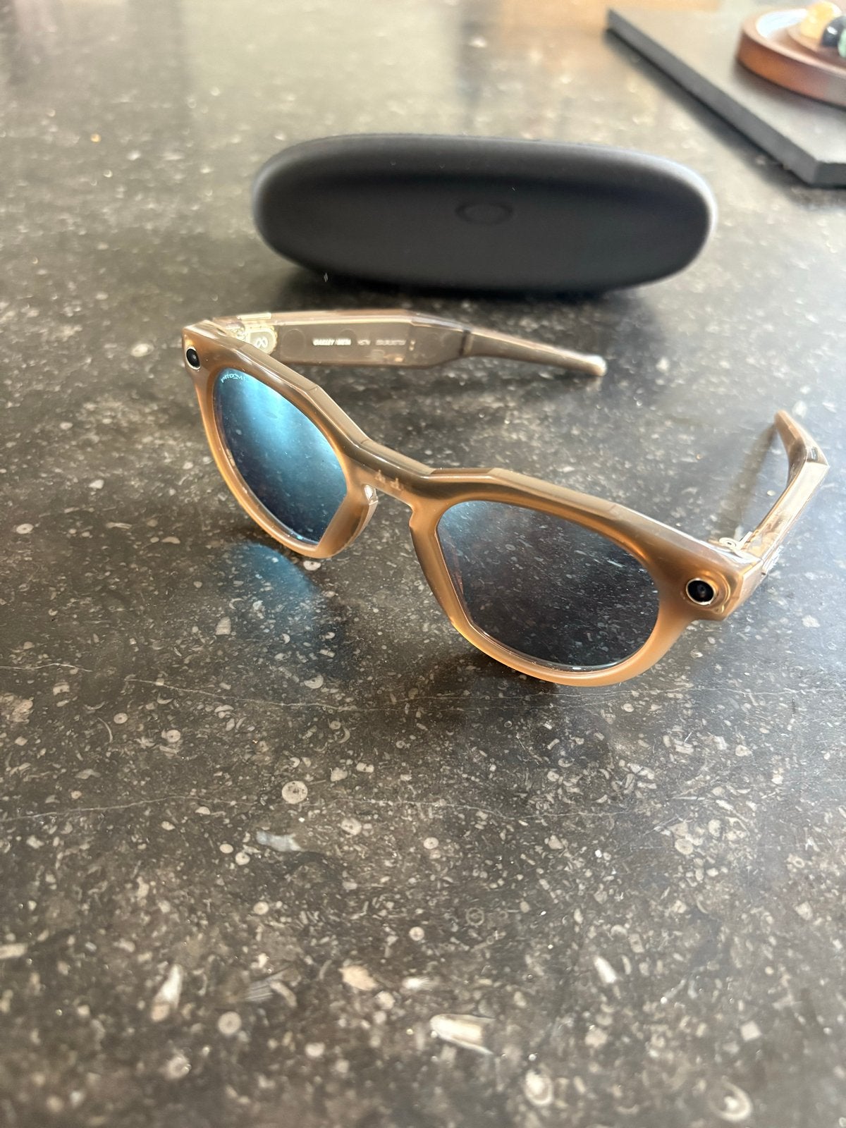 Oakley Meta zonnebril - Zo goed als nieuw, Sieraden, Tassen en Uiterlijk, Zonnebrillen en Brillen | Heren, Zonnebril, Bruin, Ophalen of Verzenden