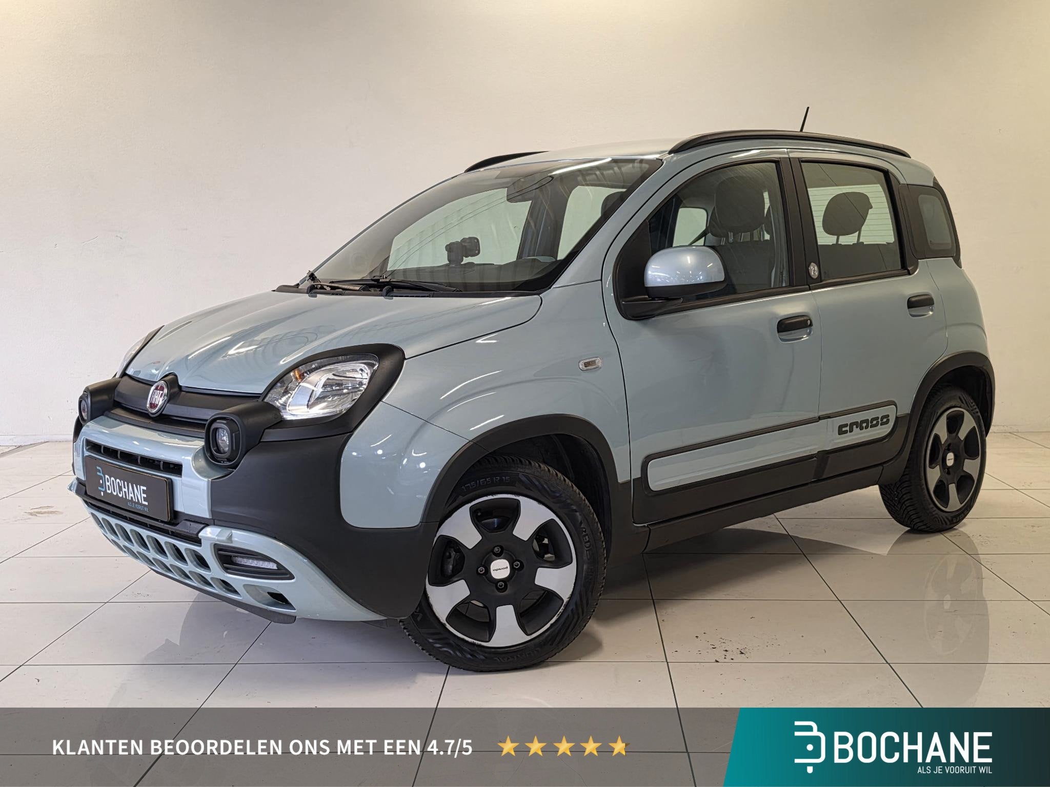 Fiat Panda 1.0 Hybrid Launch Edition | Climate Control | Blu, Auto's, Voorwielaandrijving, Stof, Panda, Met garantie (alle)