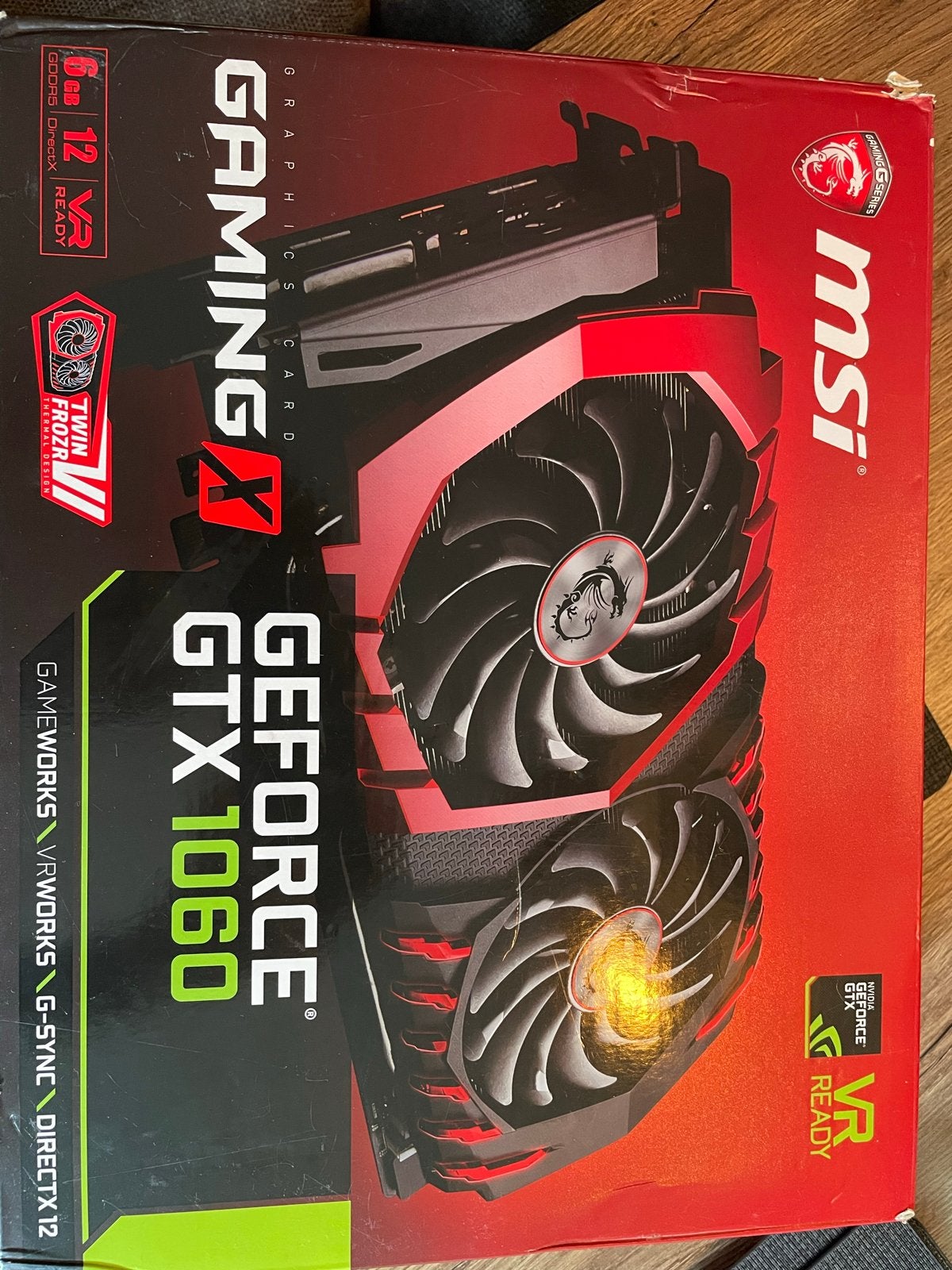 MSI GeForce GTX 1060 Gaming X 6GB Videokaart, Computers en Software, Videokaarten, Ophalen, PCI-Express 3, HDMI, Nvidia