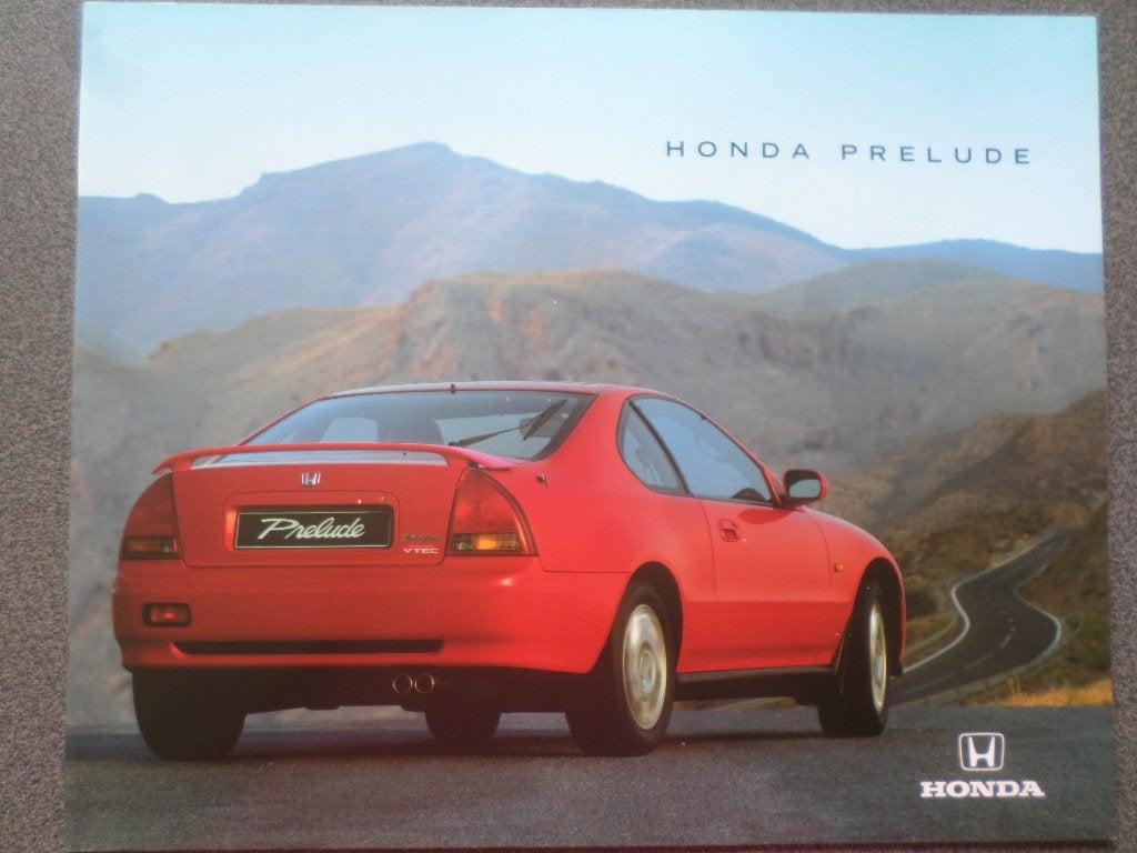 Honda Prelude 2.0i & 2.3i & 2.2i VTEC Brochure, Ophalen of Verzenden, Zo goed als nieuw, Honda