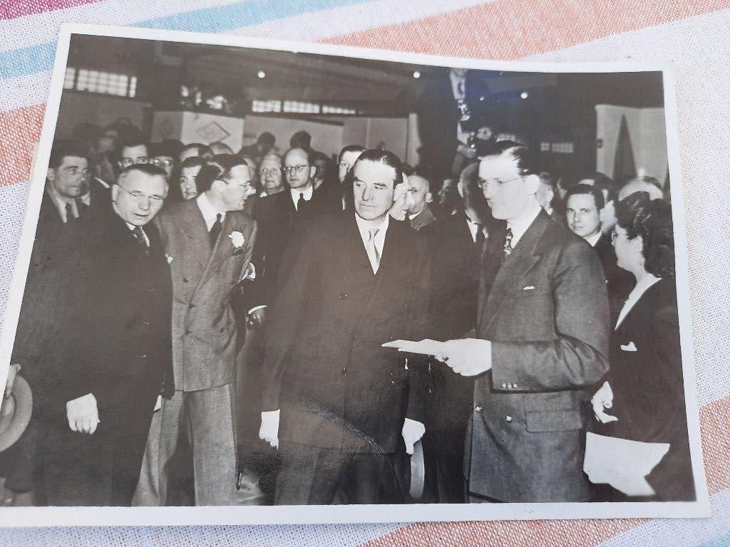 Marshelldag 52e jaarbeurs persfoto, Verzamelen, Ophalen of Verzenden, Kaart, Foto of Prent