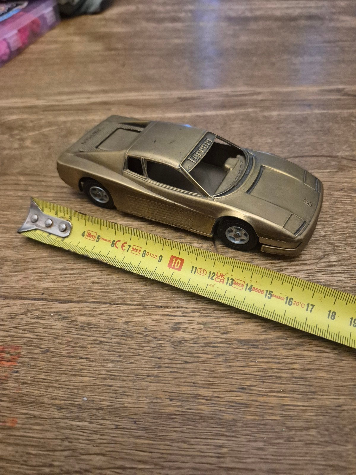 Vintage Ferrari Testarossa 1984 modelauto - Made in Italy, Ophalen of Verzenden, Gebruikt, Auto's