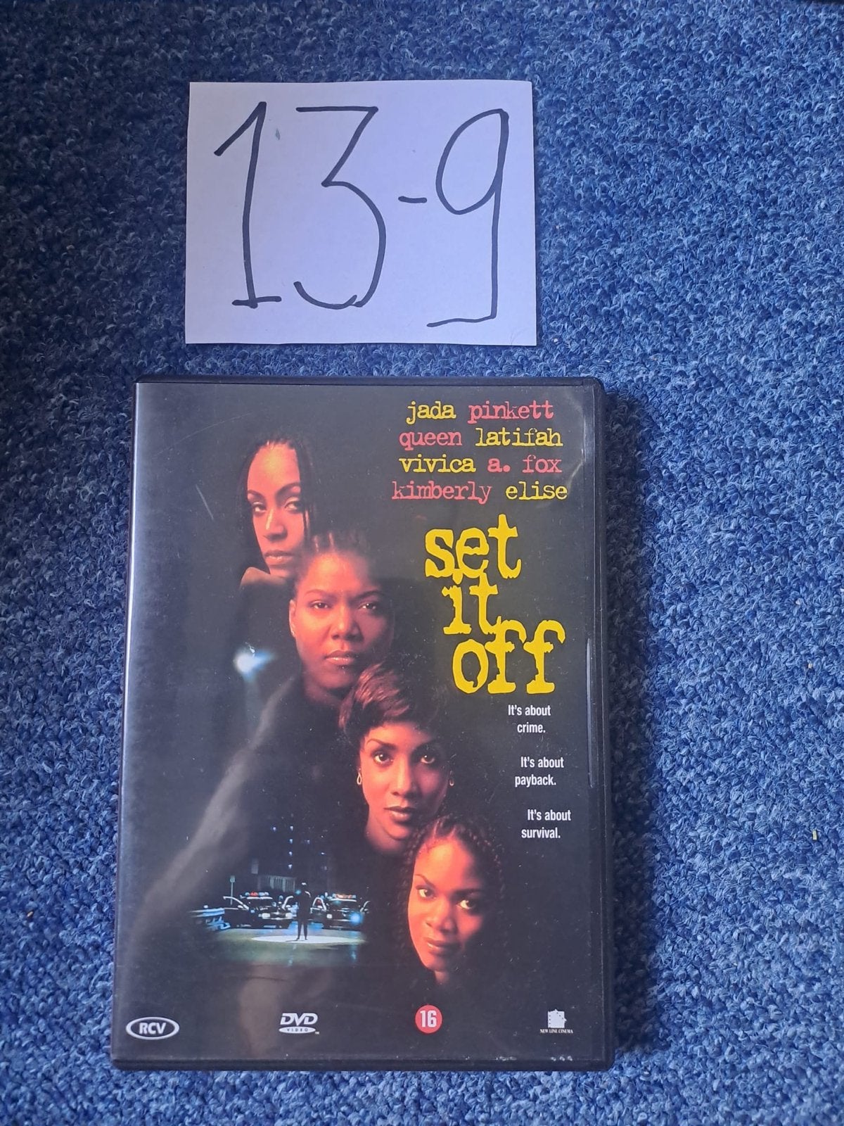 Set It Off DVD - Misdaadfilm met Jada Pinkett, Cd's en Dvd's, Vanaf 16 jaar, Ophalen of Verzenden, Zo goed als nieuw, Actiethriller