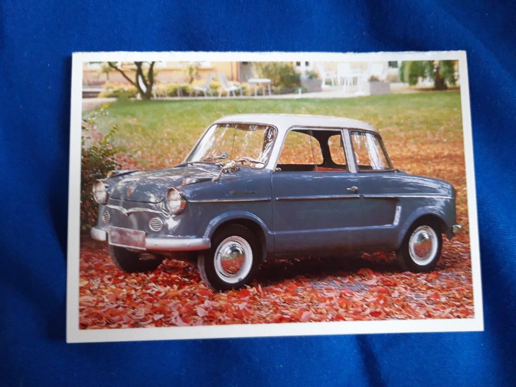 NSU Prinz type III 1958 - kaart Dwergauto – Kleinwagen, Ophalen of Verzenden, 1940 tot 1960, Ongelopen, Voertuig
