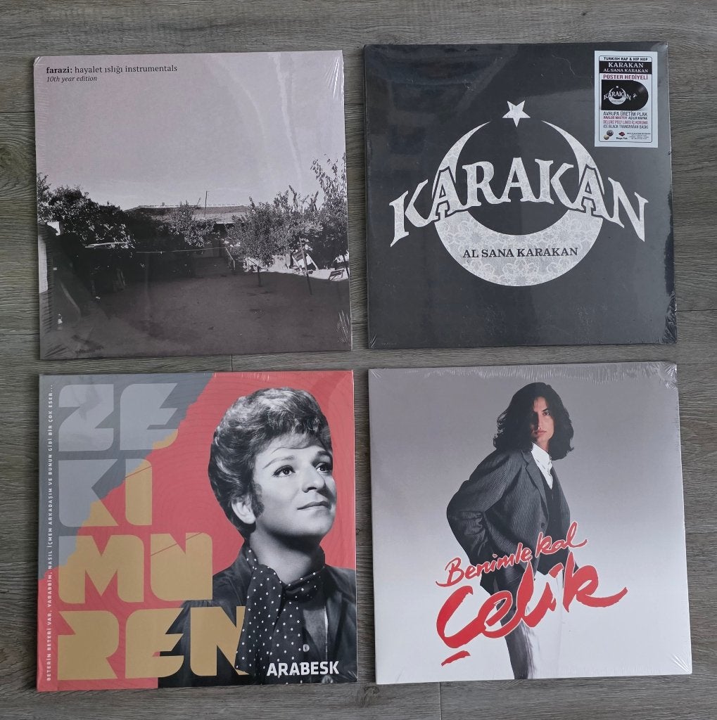 Turkse LP's/Platen (Çelik, Zeki Müren, Karakan, Farazi), LP, Overige formaten, Geseald, Ophalen of Verzenden