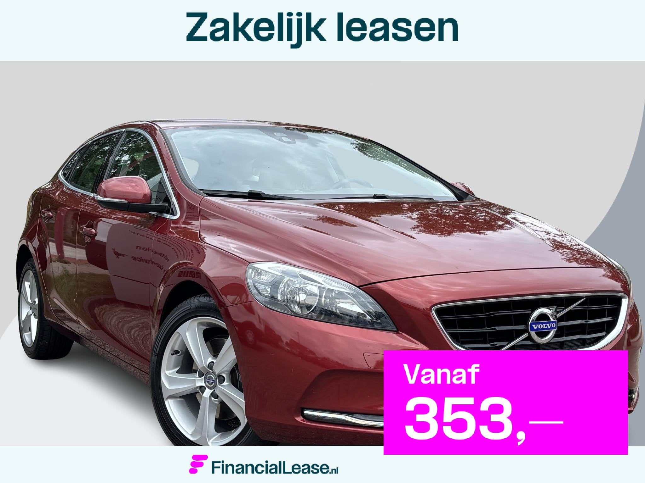 Volvo V40 1.6 T3 Summum 150pk Trekhaak | Lederen Bekleding |, Voorwielaandrijving, Gebruikt, 4 cilinders, 150 pk