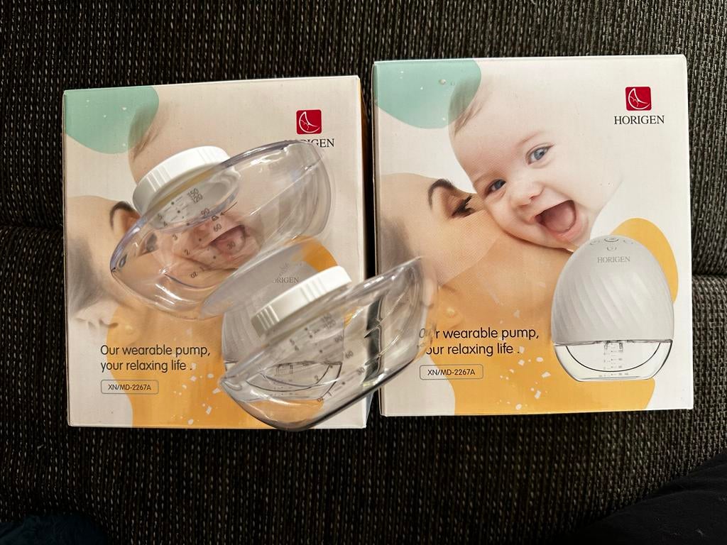 Dubbele Horigen handsfree borstkolf, Ophalen of Verzenden, Zo goed als nieuw, Borstkolf