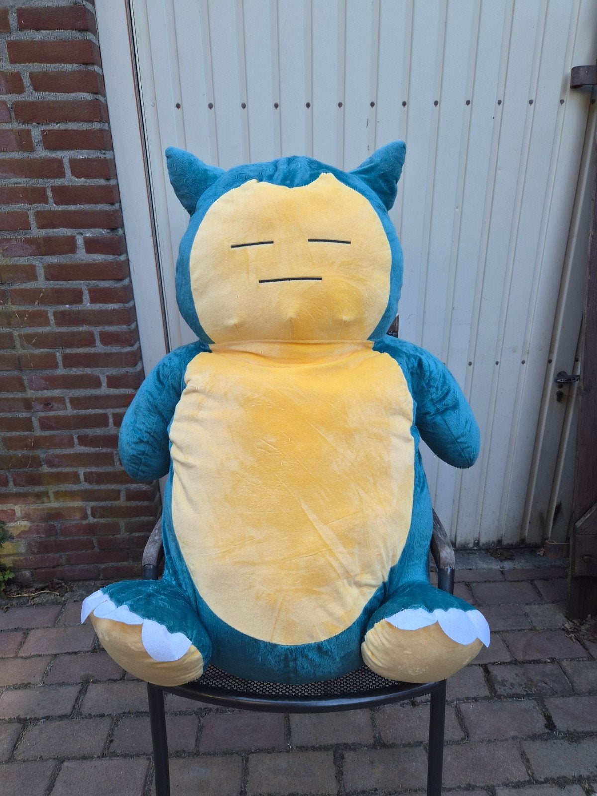 nieuwe pokemon snorlax grote knuffel groen/geel, Ophalen, Nieuw, Overige materialen