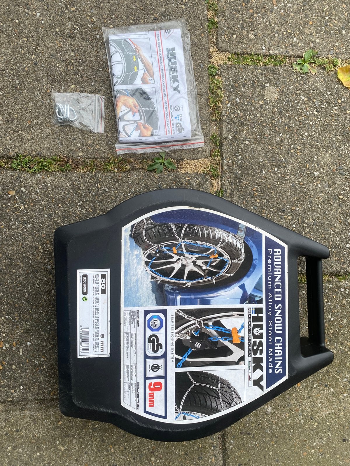 Sneeuwkettingen Husky Butzi 80/ 9mm, Ophalen of Verzenden, Zo goed als nieuw