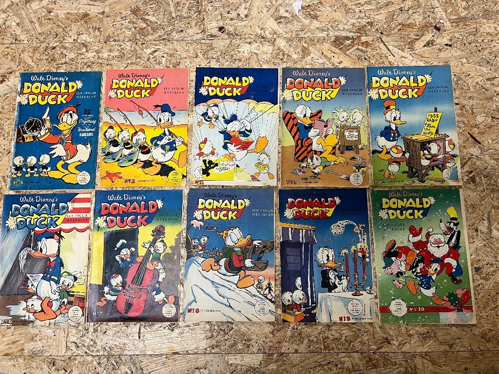 Donald Duck complete serie jaargangen 1952 t/m 2024, Complete serie of reeks, Ophalen, Gelezen