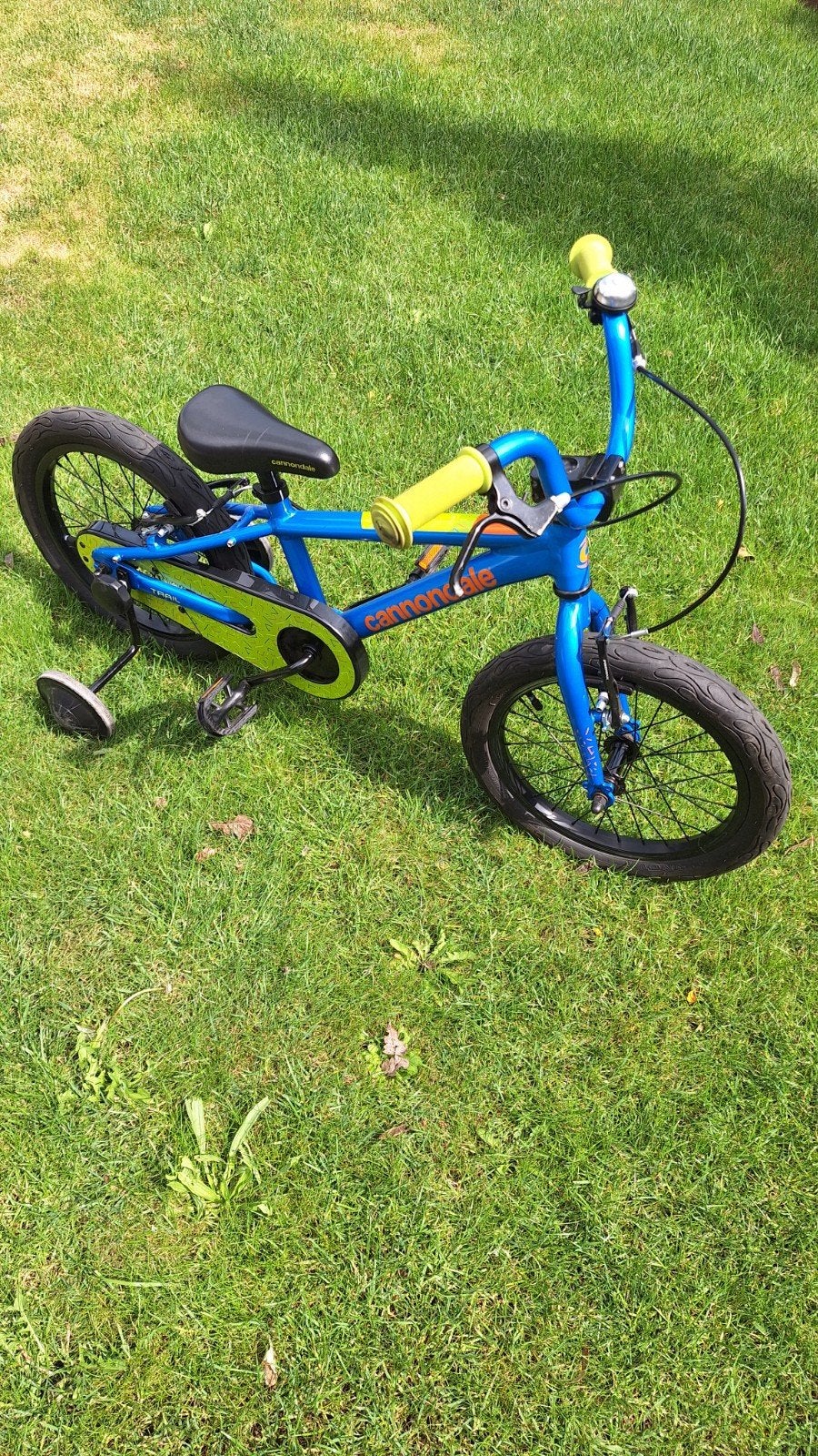 Cannondale trail 16, Ophalen, Zijwieltjes, Velgrem, Cannondale