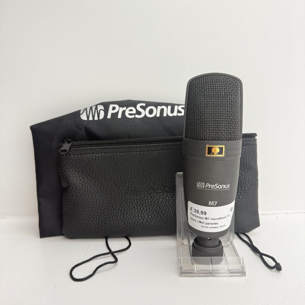 PreSonus M7 microfoon | In hoes | Met garantie, Muziek en Instrumenten, Dordrecht@usedproducts.nl, Toulonselaan 72, Ophalen of Verzenden