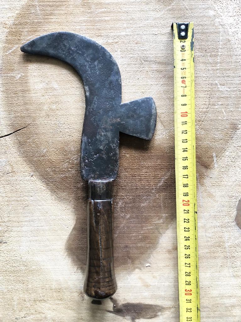 Kleine billhook, Antiek en Kunst, Ophalen of Verzenden