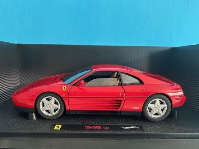 FERRARI 348TB 1:18 HOT WHEELS ELITE, Hobby en Vrije tijd, Ophalen of Verzenden, Zo goed als nieuw, Auto, Hot Wheels