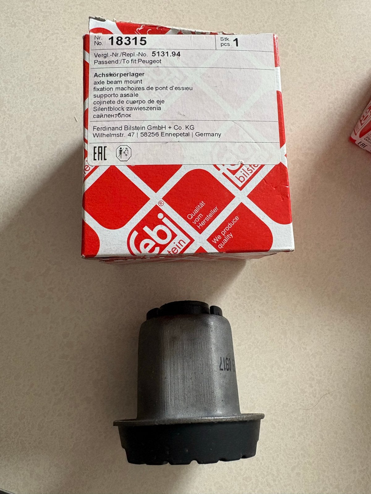 Axle beam mount peugeot 206cc, Ophalen, Nieuw, Peugeot