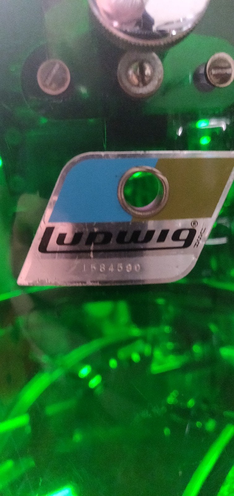 Foto 9 van Vintage Ludwig Green Vistalite 1976