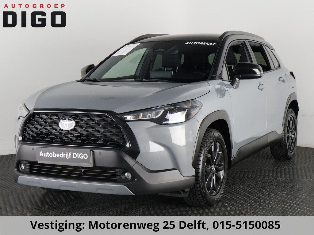 Toyota Corolla Cross HYBRID 140 BUSINESS INTRO BI-TONE GARAN, Auto's, Toyota, Stof, Gebruikt, Euro 6, Blauw