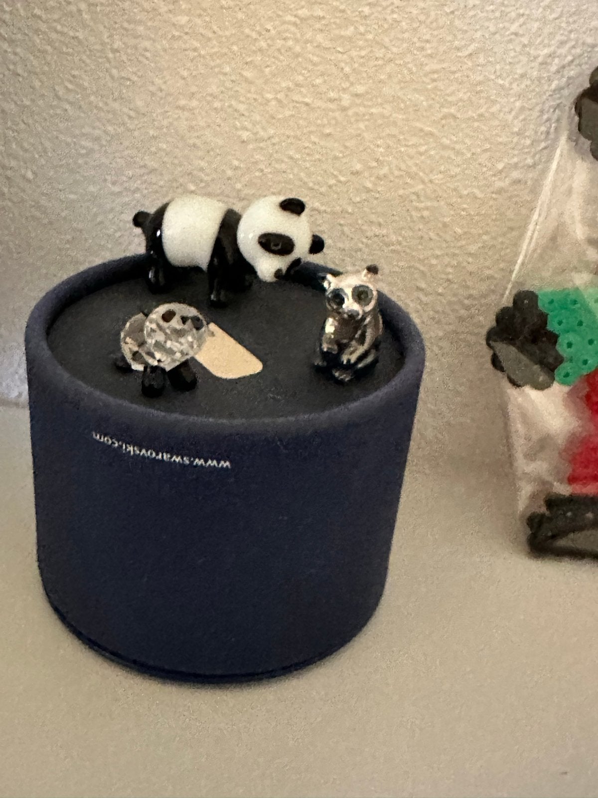 Swarovski kristallen beeldjes: panda's en meer, Ophalen, Zo goed als nieuw, Figuurtje