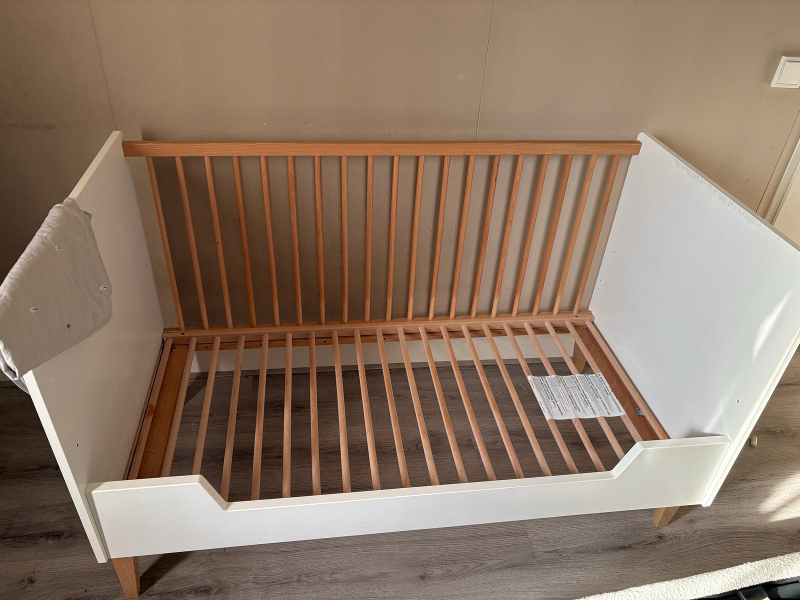 Kinderbed 70x140 cm met lattenbodem zonder matras, Ophalen, Gebruikt, 70 tot 85 cm, 140 tot 160 cm