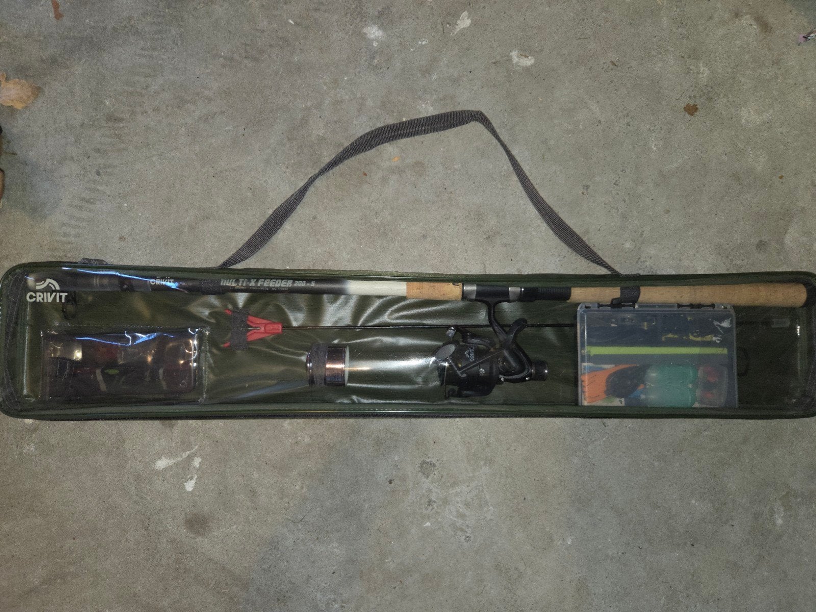 Complete Hengelset voor Feeder- en Karpervissen, Watersport en Boten, Ophalen of Verzenden, Zo goed als nieuw, Complete set