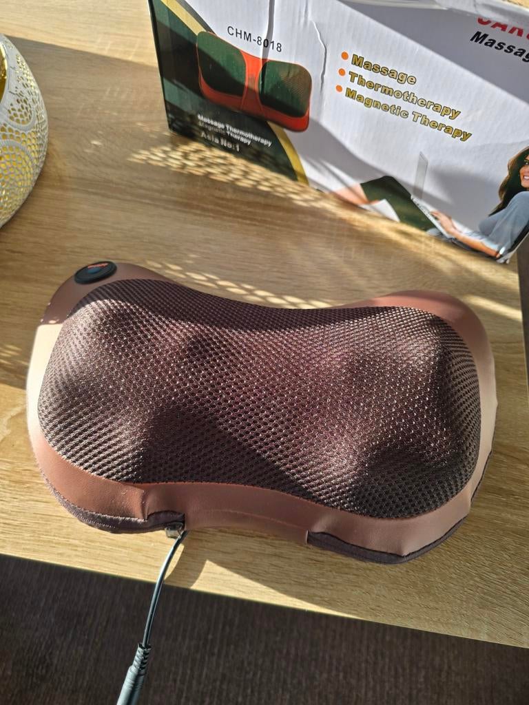Massagekussen met warmte voor thuis of in de auto, Ophalen of Verzenden, Nieuw, Massagestoel of Kussen