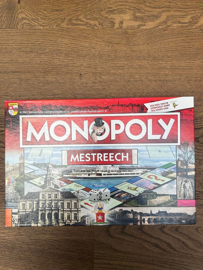 Monopoly Maastricht, Drie of vier spelers, Ophalen of Verzenden, Gebruikt