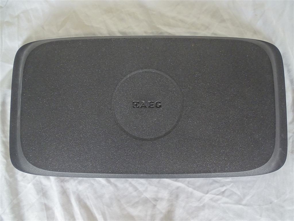 A7490. AEG Grill Plate voor induction Hob, Huis en Inrichting, Ophalen of Verzenden, Gebruikt, Gietijzer