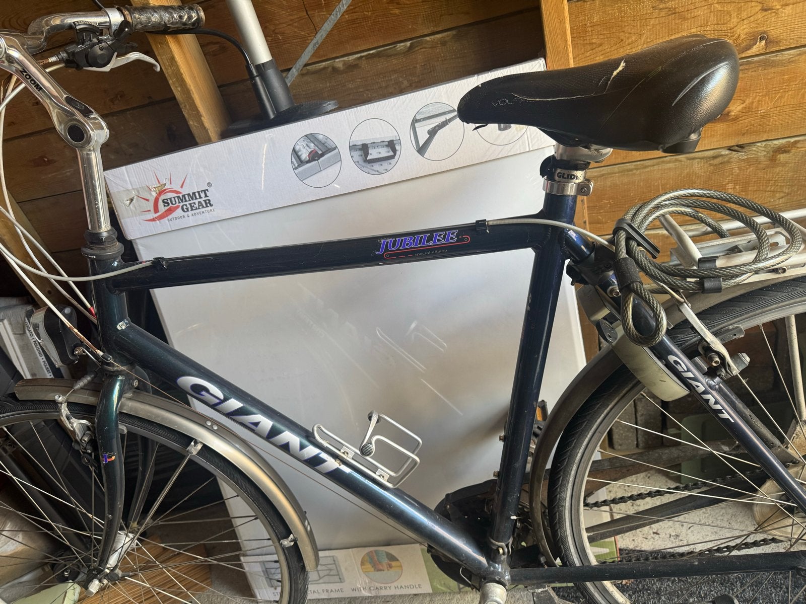 Herenfiets Giant Jubilee - Gebruikt, Fietsen en Brommers, Ophalen, Gebruikt, Velgrem, Versnellingen
