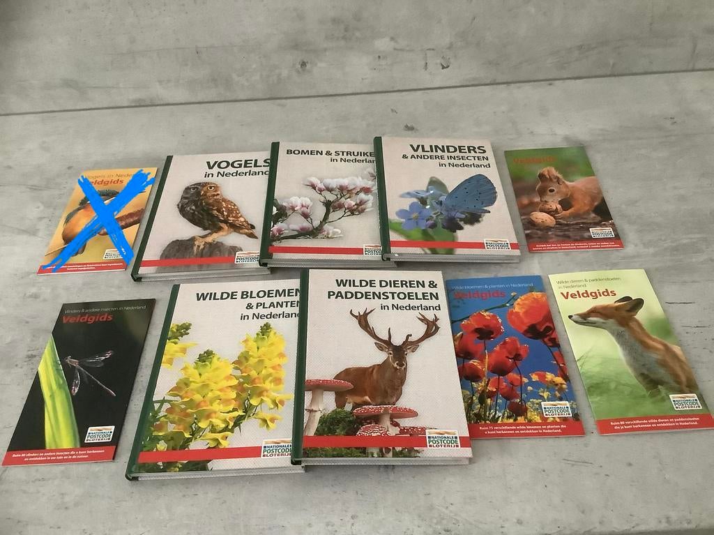 Nwe Postcode Loterij Natuurboeken, 5 stuks, Ophalen of Verzenden, Nieuw, Natuur algemeen