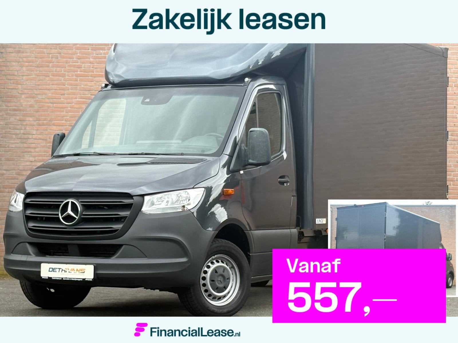 Mercedes-Benz Sprinter 316CDI 164PK Bakwagen 20m³ / Cruisec, 13 km/l, Gebruikt, 4 cilinders, Met garantie (alle)