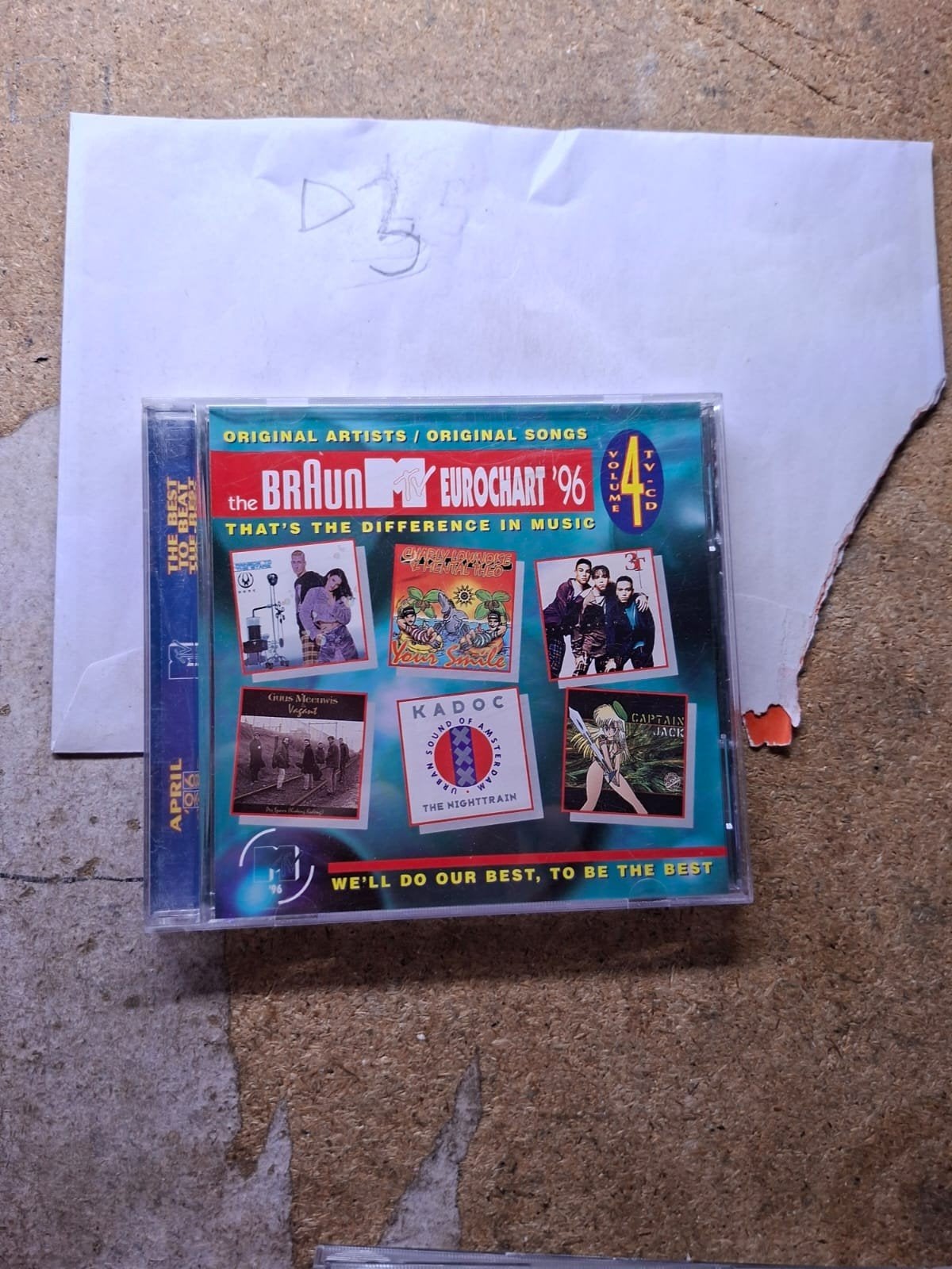 Braun MTV Eurochart '96 Volume 4 CD - Pop/Dance verzamelalb, Cd's en Dvd's, Cd's | Verzamelalbums, Ophalen of Verzenden, Gebruikt