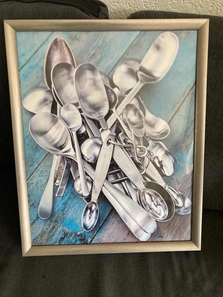 Ikea afbeelding in lijst 53x43 cm, Ophalen of Verzenden, Zo goed als nieuw, Schilderij, Minder dan 50 cm