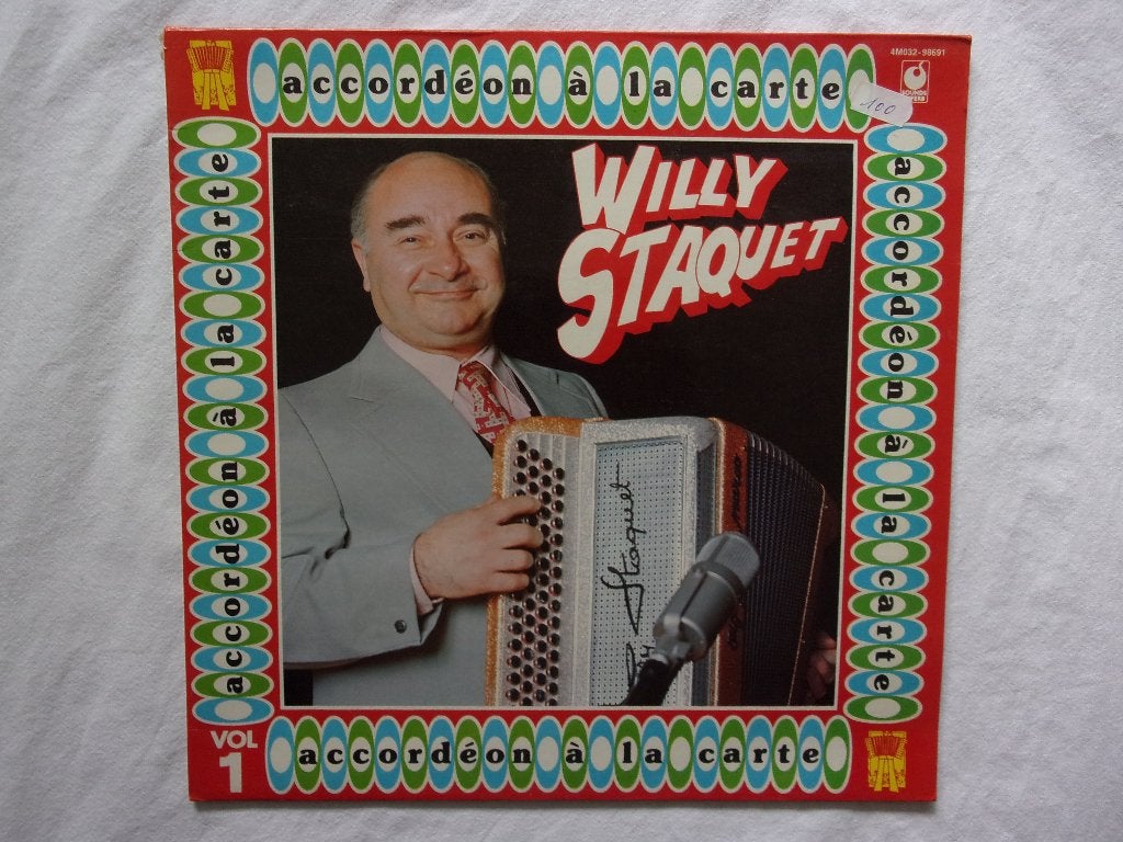 Willy Staquet - Accordeon a la carte vol 1 LP, Ophalen of Verzenden, Gebruikt, 12 inch, LP