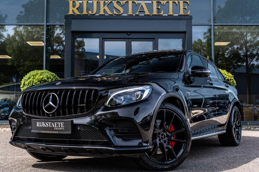 Mercedes GLC-klasse Coupé AMG 43 4MATIC|PANO|360|BURMESTE, Auto's, Mercedes-Benz, Automaat, Gebruikt, 367 pk, Leder