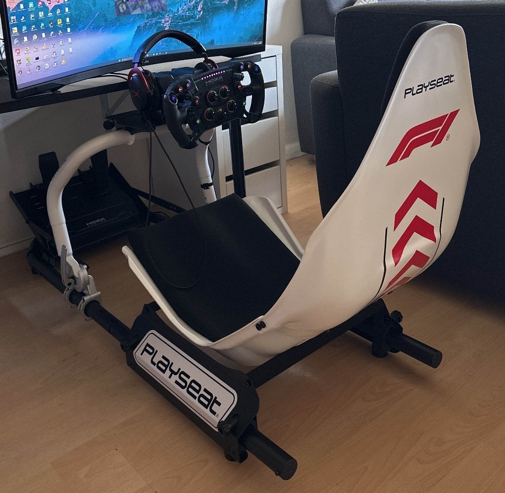 Sim Racing Rig Moza R5 + Playseat F1 Instinct + GS V2P, Computers en Software, Ophalen, Zo goed als nieuw, Moza Racing