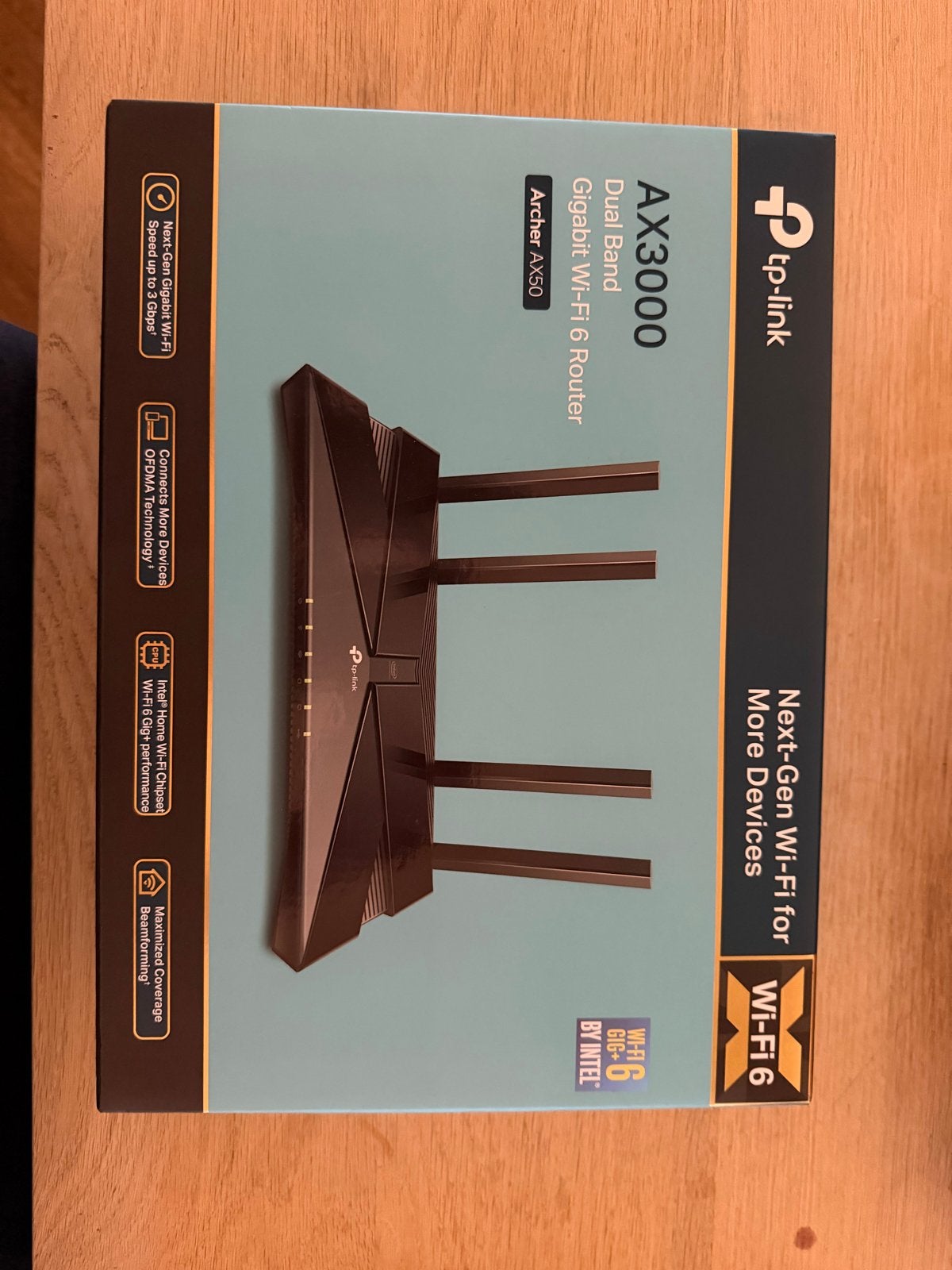 TP-Link Archer AX50 AX3000 Dual Band Gigabit Wi-Fi 6 Router, Computers en Software, Routers en Modems, Ophalen of Verzenden, Nieuw