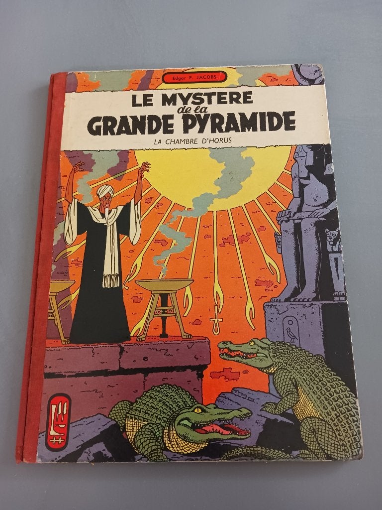 Blake et Mortimer Mystère de la grande Pyramide 2 HC 1959, Boeken, Eén stripboek, Ophalen of Verzenden, Gelezen