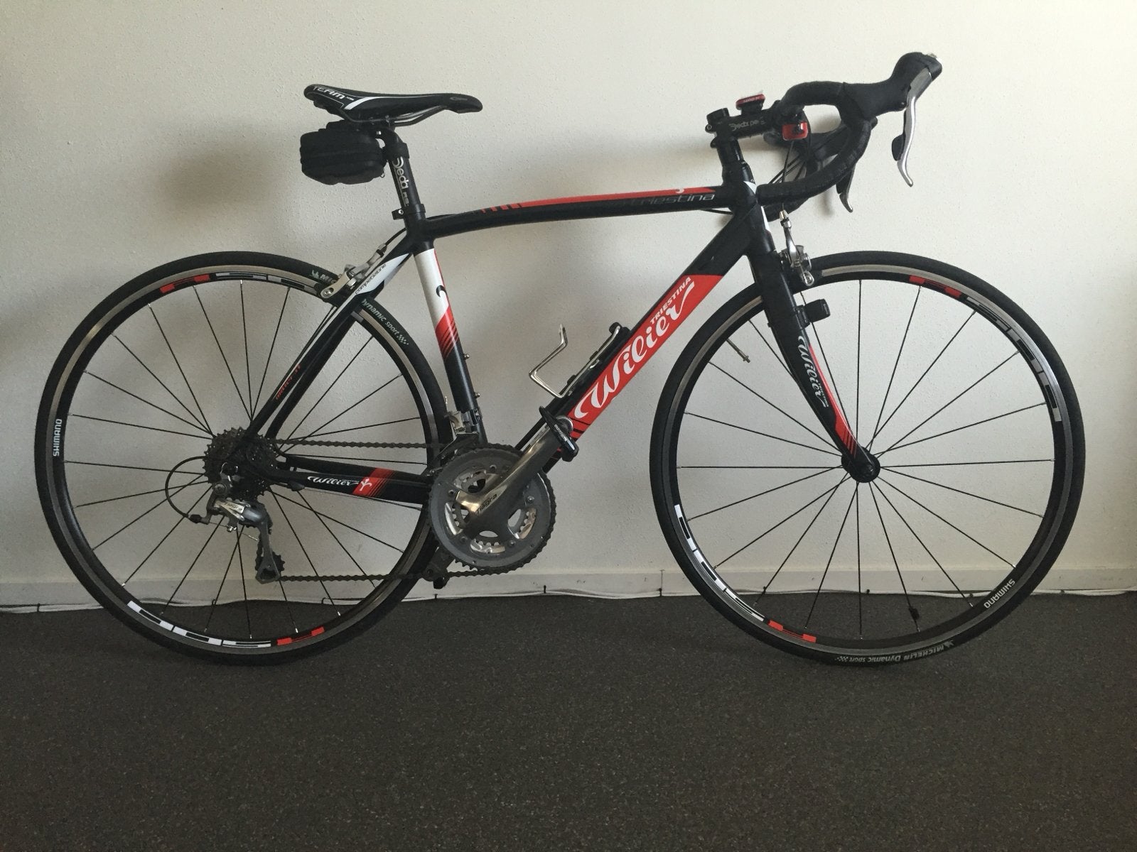 Wilier racefiets - Zwart/Rood - Goede staat, Overige merken, 28 inch, Gebruikt, Aluminium