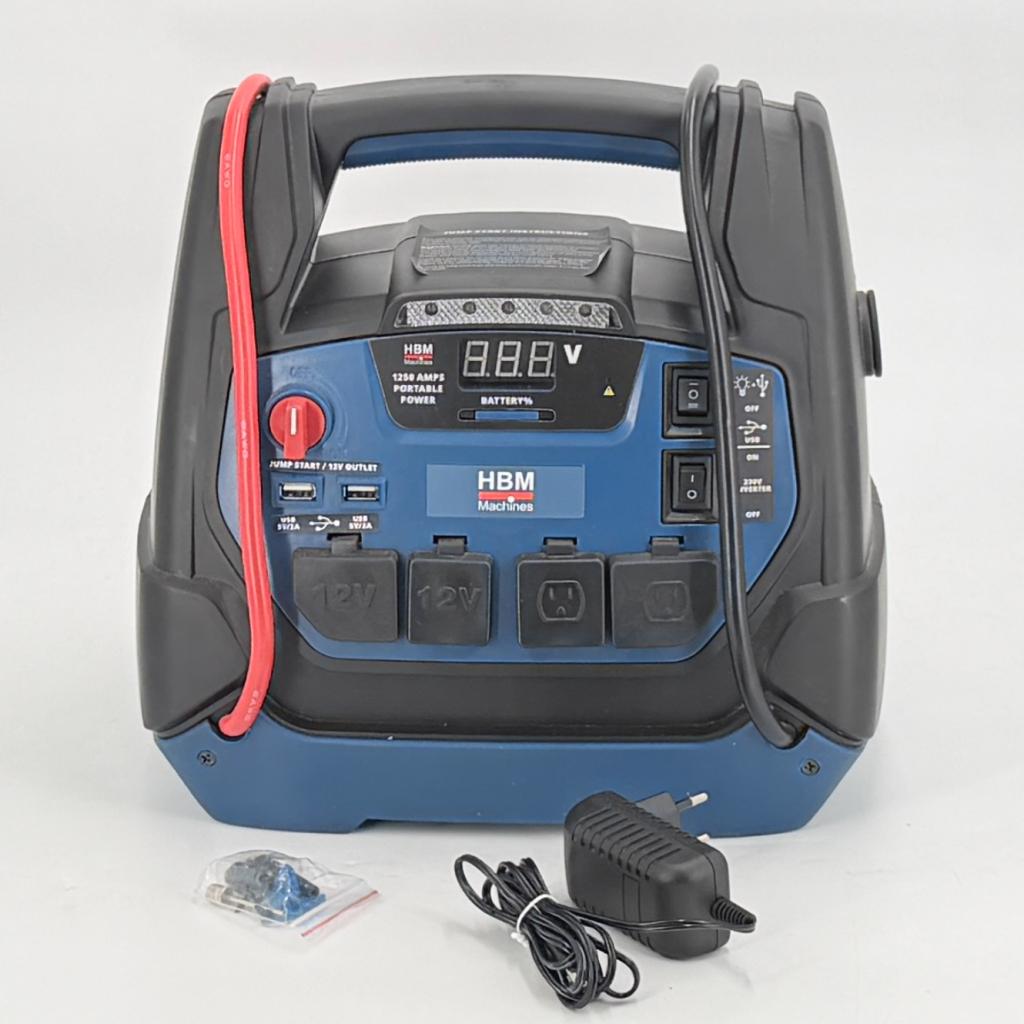 HBM 1250 AMP Jump Starter / Compressor, Doe-het-zelf en Verbouw, Compressors, Flex Ltd., Zo goed als nieuw, https://flex.com/contact-us