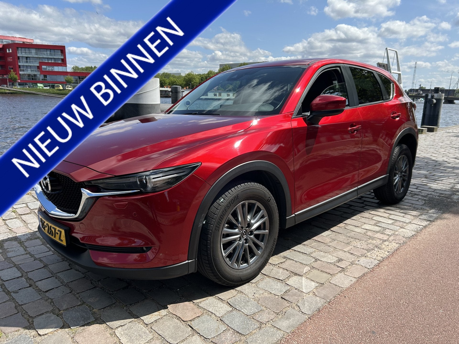 Mazda CX-5 2.0 SkyActiv-G 165 Skylease GT Automaat leer airc, Auto's, Gebruikt, 4 cilinders, 2000 kg, Lichtsensor