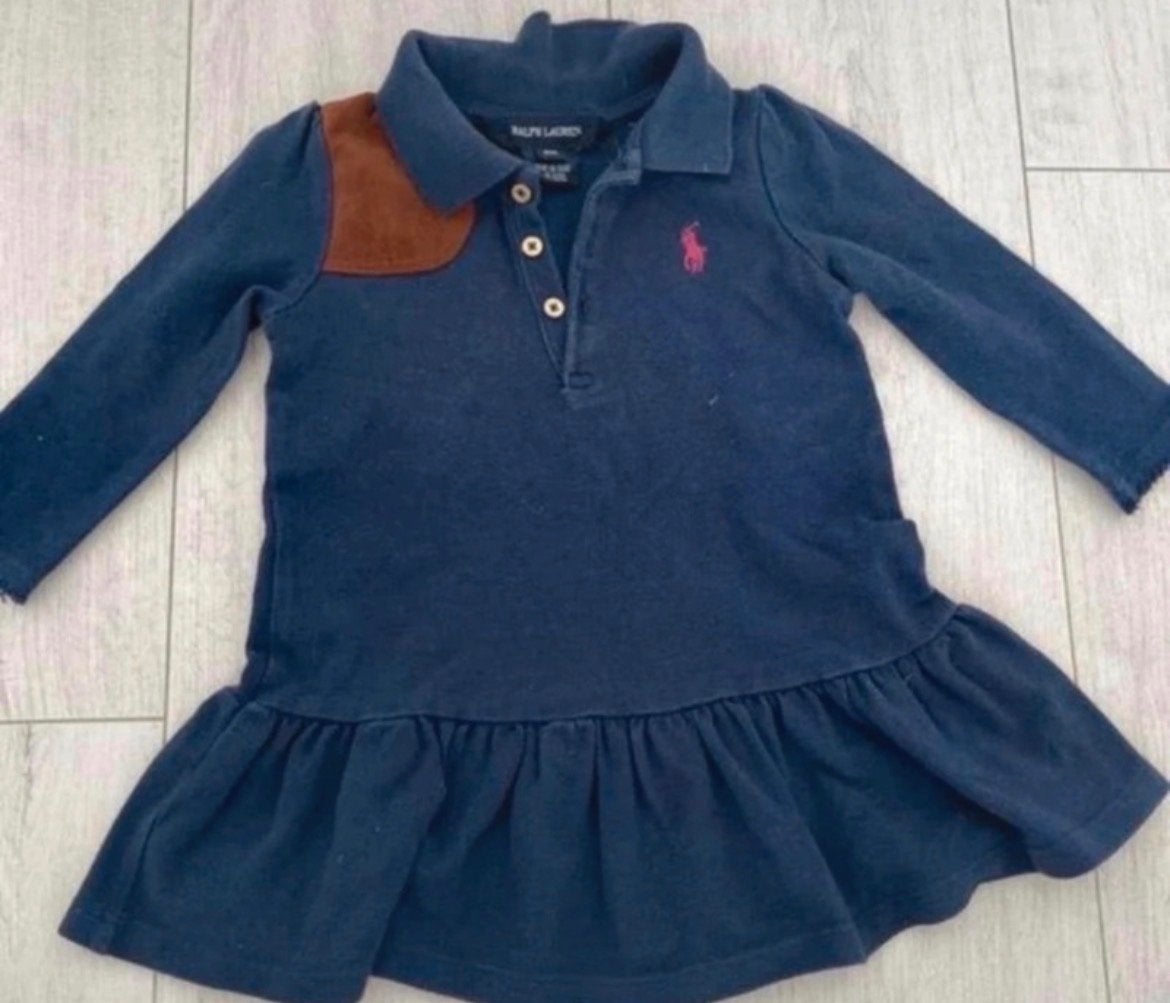 Ralph Lauren jurkje maat 68, Ophalen of Verzenden, Gebruikt, Meisje, Jurkje of Rokje