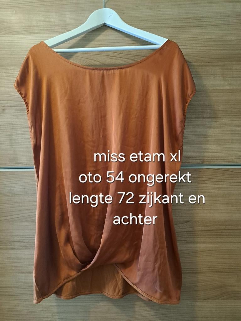 Miss etam shirtje xl, Maat 46/48 (XL) of groter, Ophalen of Verzenden, Zo goed als nieuw, Korte mouw