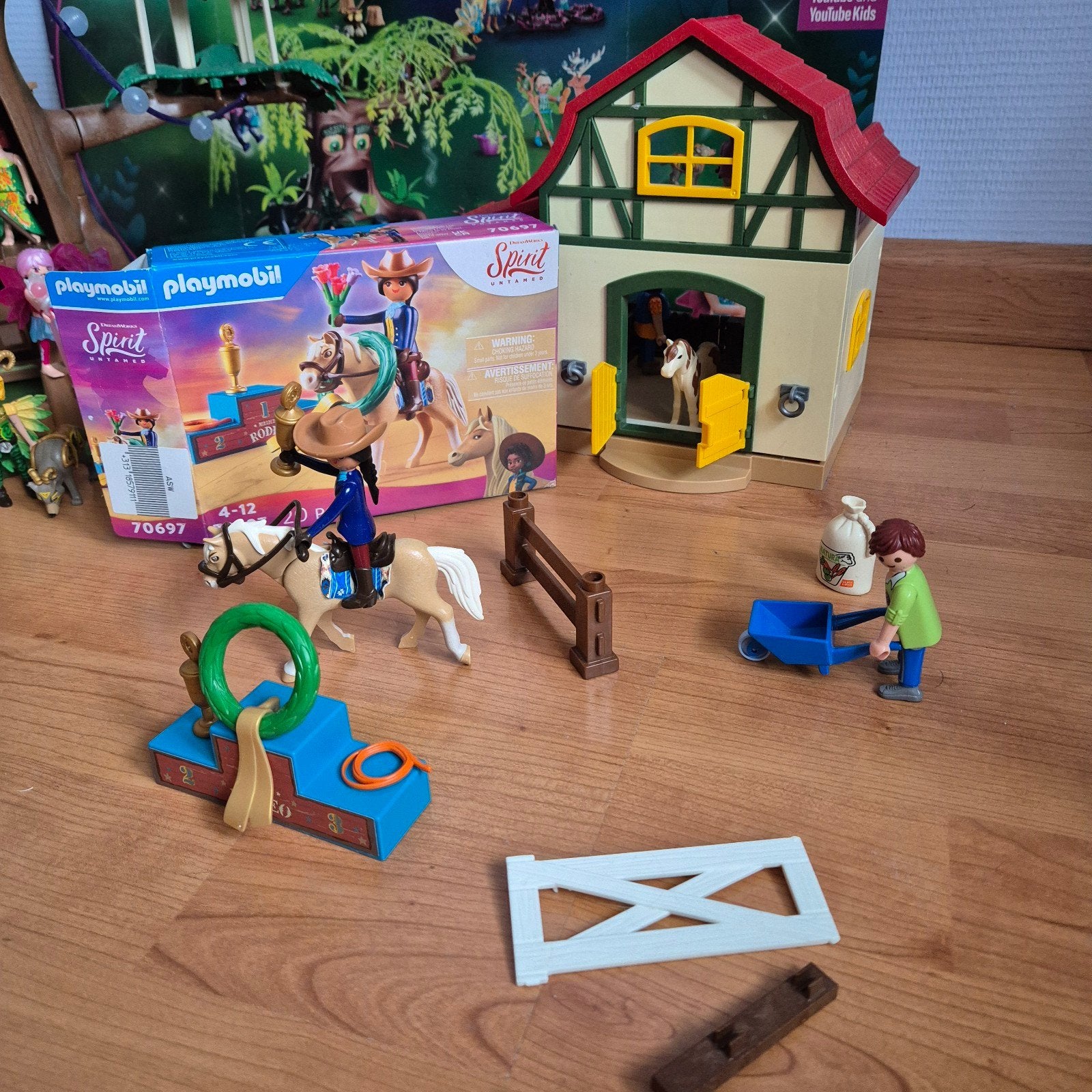 Playmobil Spirit Paardenstal, Ophalen, Gebruikt